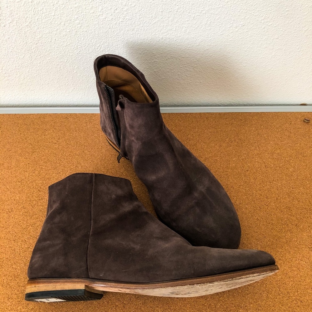Men's Clarks Hommes Grey suede ankle boots.10.5.